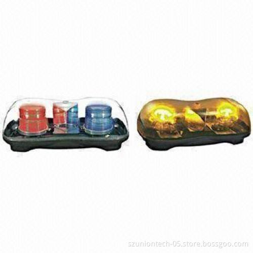 Rotating Minibar Warning Light with PC Dome and 12 to 24V DC Dual Voltage